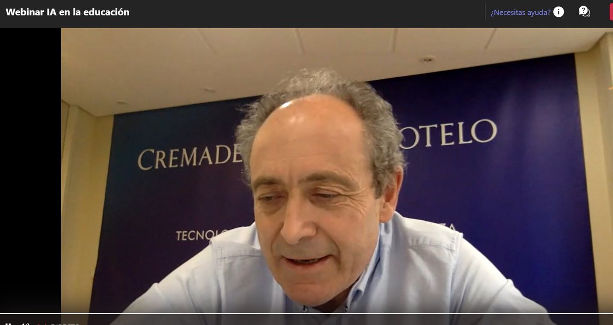 Fernando Cuevas (@cuevasalv) on Twitter photo En el aire el webinar “La inteligencia artificial al servicio de la educación: Guía práctica para el profesorado” con más de mil personas inscritas de varios continentes #WebinarIAeducacion <a href="/AoniaEdu/">Aonia Educación</a> <a href="/Tosgriju/">Juan Carlos</a> <a href="/Inmeta89/">Inma de la Torre Valero</a> En el aire el webinar “La inteligencia artificial al servicio de la educación: Guía práctica para el profesorado” con más de mil personas inscritas de varios continentes #WebinarIAeducacion <a href="/AoniaEdu/">Aonia Educación</a> <a href="/Tosgriju/">Juan Carlos</a> <a href="/Inmeta89/">Inma de la Torre Valero</a>