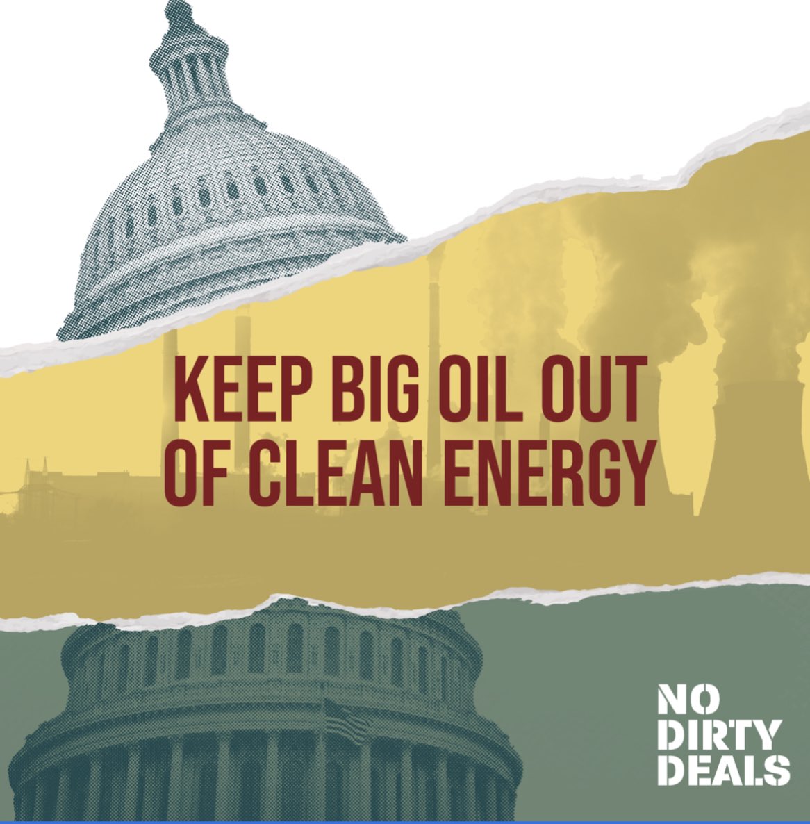 BREAKING: @POTUS & House GOP are considering a #DirtyDeal right now that would rubber stamp dangerous fossil fuel projects & silence low-income & BIPOC communities. @ShalandaYoung46, & @SRicchetti46 – don’t make compromises that sacrifice our communities. #PeopleOverPolluters