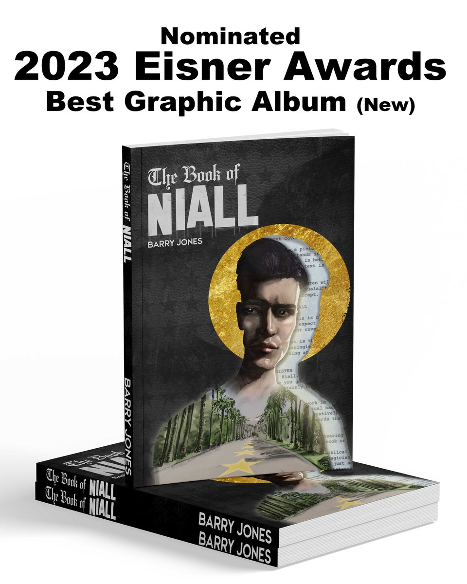 I can't believe it...
The  Book of Niall, my debut graphic novel has been nominated 'Best Graphic  Album - New' at the 2023 Will Eisner Comic Industry Awards! 
comic-con.org/eisner-awards-…
#eisnerawards
