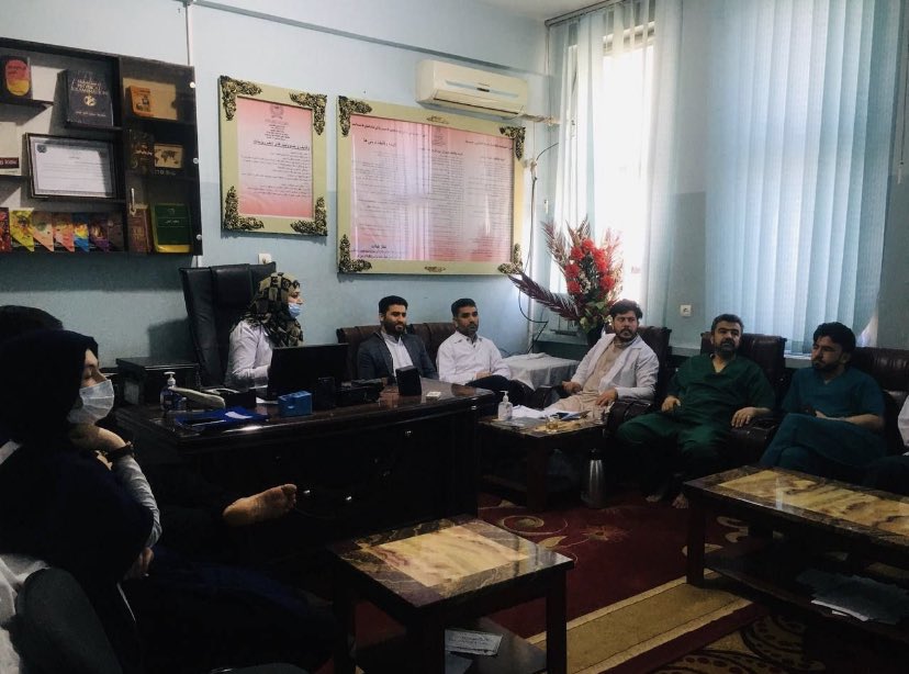 ACES:
Introduced and started Journal Clubs (part of the #AYAT_25 program) for Herat Regional Hospital wards

Pic: Neurosurgery ward - Herat Regional Hospital

#Afghanistan_Center_for_Epidemiological_Studies (#ACES)
#Research #Journal #Club #Residency #Healthcare #Afghanistan