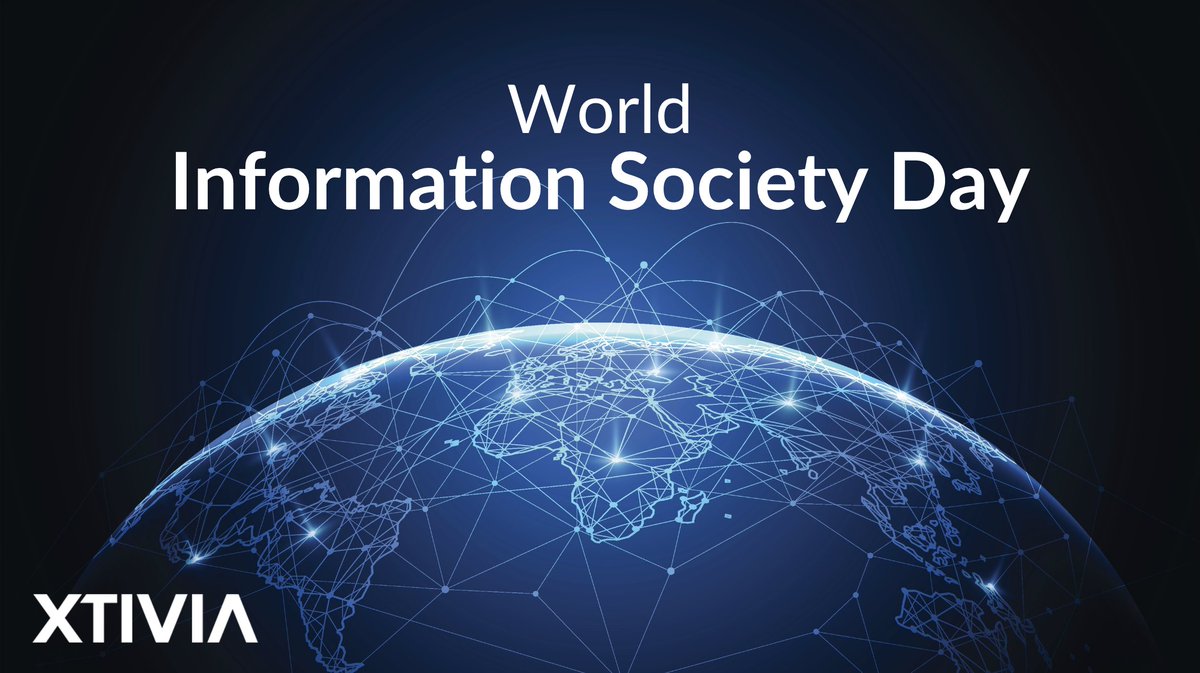 XTIVIA's tweet image. Today is World Telecommunication and Information Society Day! This day celebrates the potential that the internet and communication can bring to the economy and to a society.
#Telecommunication