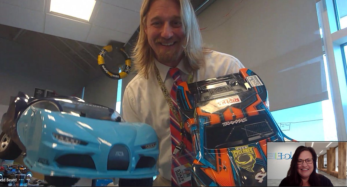 Love seeing all the fun <a href="/TeacherBeard/">Todd Beard #EdutainmentTeacher</a> is having with students. What kid wouldn't love learning with this <a href="/Traxxas/">Traxxas</a> RC cars project🏁 Get ready <a href="/IdahoSTEMAC/">Idaho STEM Action Center</a> for such an inspirational keynote! #ILoveMyJob <a href="/NCCE_EdTech/">NCCE: Northwest Council for Computer Education</a>