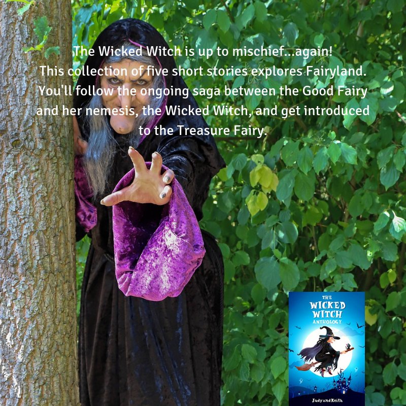 The Wicked Witch Anthology 
Amazon bestseller for ages 5-12 in paperback & eBook
Watch out, the Wicked Witch is about
Inspired by and 4 our extended family
Enjoy stories with a moral
tinyurl.com/y2ahepps
#shortstories #WolfPackAuthors #childrensbooks #IARTG