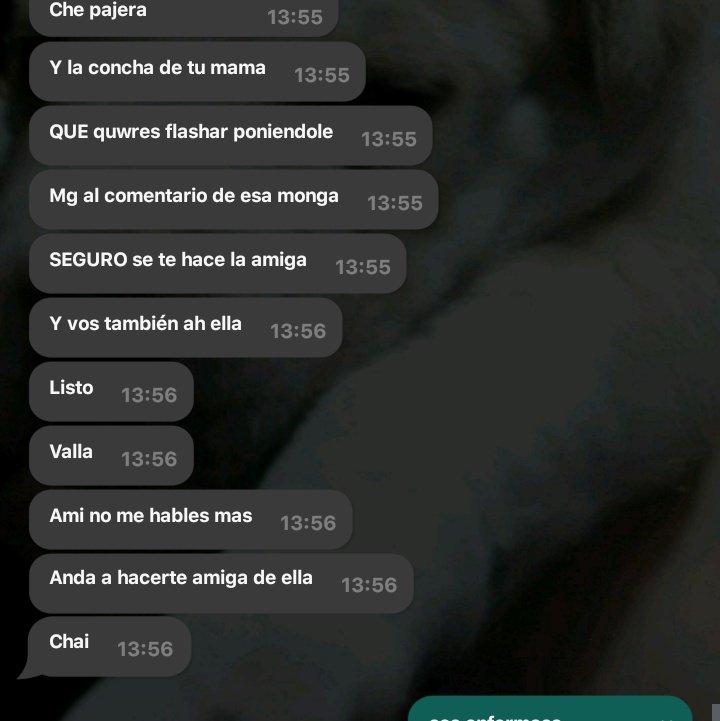 es una enferma la papa jajajajj