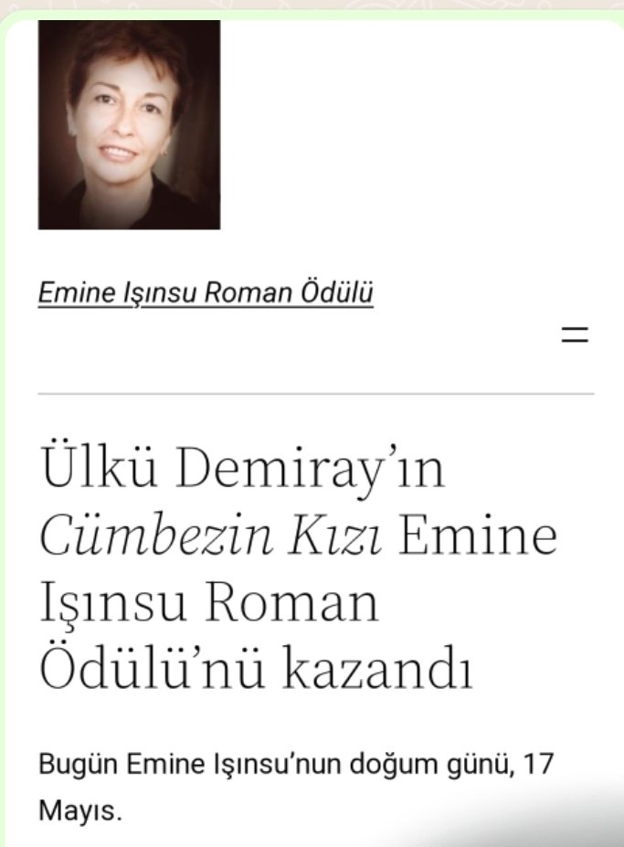 Bize miras kalan zengin  sulardan  içmek, içirmek  için  çıktığım  yolda Allah  utandırmasın 🙏
Güzelliği  miras bırakanların  ruhu  şad olsun. 
<a href="/emineisinsu/">Emine IŞINSU</a>  @roman <a href="/edebiyat/">edebiyat</a>
