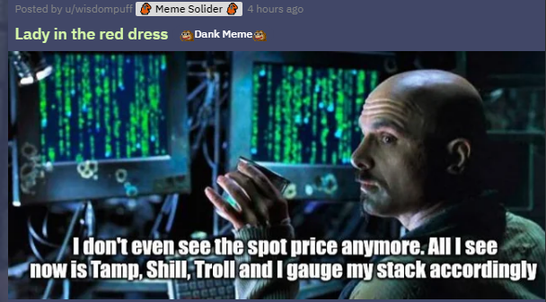 SilverDegenClub's tweet photo. u/wisdompuff true wizdom'z
https://t.co/akPoCpoOKp
#SilverSqueeze #SilverDegenClub #SilverWaifus #SilverPilled #KeepStackingDegen #StayDegen #ApesTogetherStrong #silver #preciousmetals #coins #waifus #SilverQueens #SilverKings https://t.co/F4AZAHH9Tk