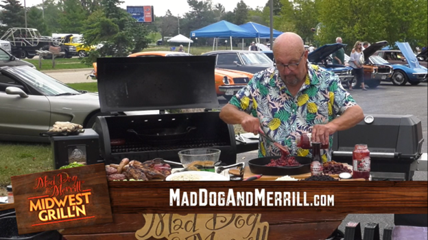 DogMerrill's tweet photo. This picture is from the 2021 Season of Mad Dog & Merrill's Midwest Grill'n! Sign up for the Grill'n Club to get access to the E-Book Recipes! https://t.co/Z57dHmdKDa #grillingrecipes #whatsfordinner #maddogandmerrill #midwestgrilling #whyigrill https://t.co/5xIS86fJDk