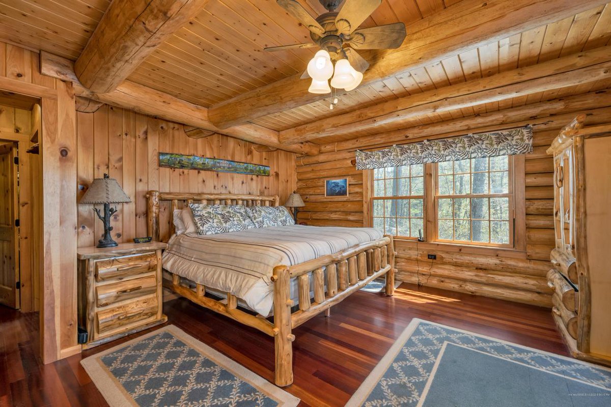 #WalkthroughWednesday: Perched on the serene shores of Pickerel Pond, this magnificent contemporary log cabin in Denmark, Maine, is a testament to rustic elegance. 

Please contact Kerry MacDougall at (603) 387-0094 for more information. 

#denmark #maine #mainerealestate