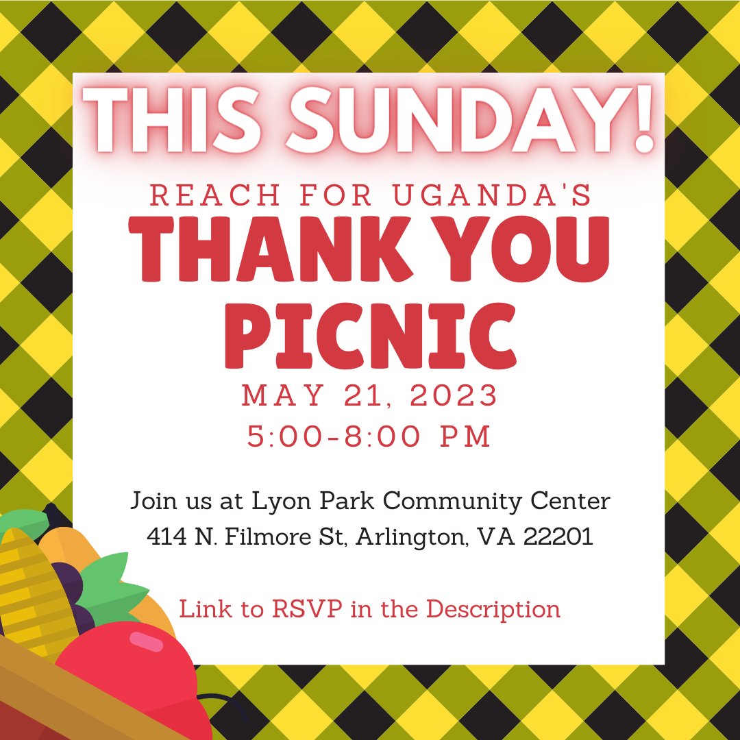 Our annual picnic is THIS SUNDAY at Lyon Park Community Center in Arlington, VA!

RSVP Here: signupgenius.com/go/10c0e4bafa6…