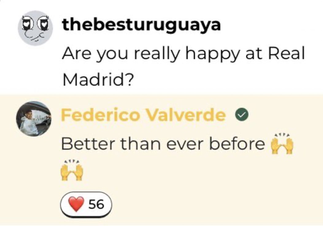 🤍 Fede Valverde on <a href="/TheResidncy/">The Residency</a>.