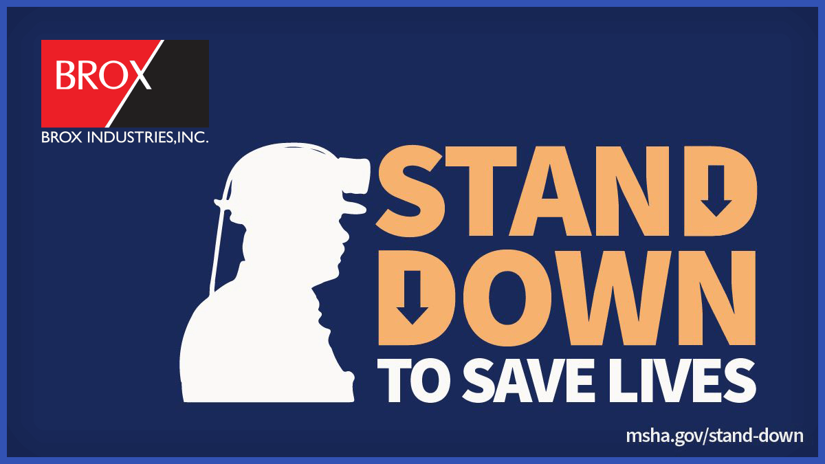 At #Brox, safety is our highest priority. It's at the center of every job we do, big or small. 
We're proud to support @MSHA_DOL’s #StandDownToSaveLives campaign. Please join us today in promoting mine safety and health. Together, we can make a difference. ow.ly/o9vv50OqpSB
