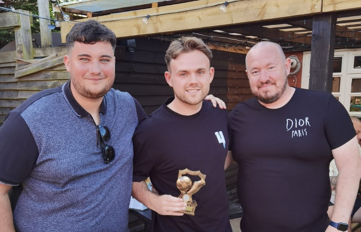 newbrightonvfc's tweet photo. Moment of the Year -
@GrantSpenser 

Top Goalscorer -
@james_beck98 

Special Recognition Award -
@DaveyChips5

#UTFY 💛 https://t.co/j9V08qdvv1