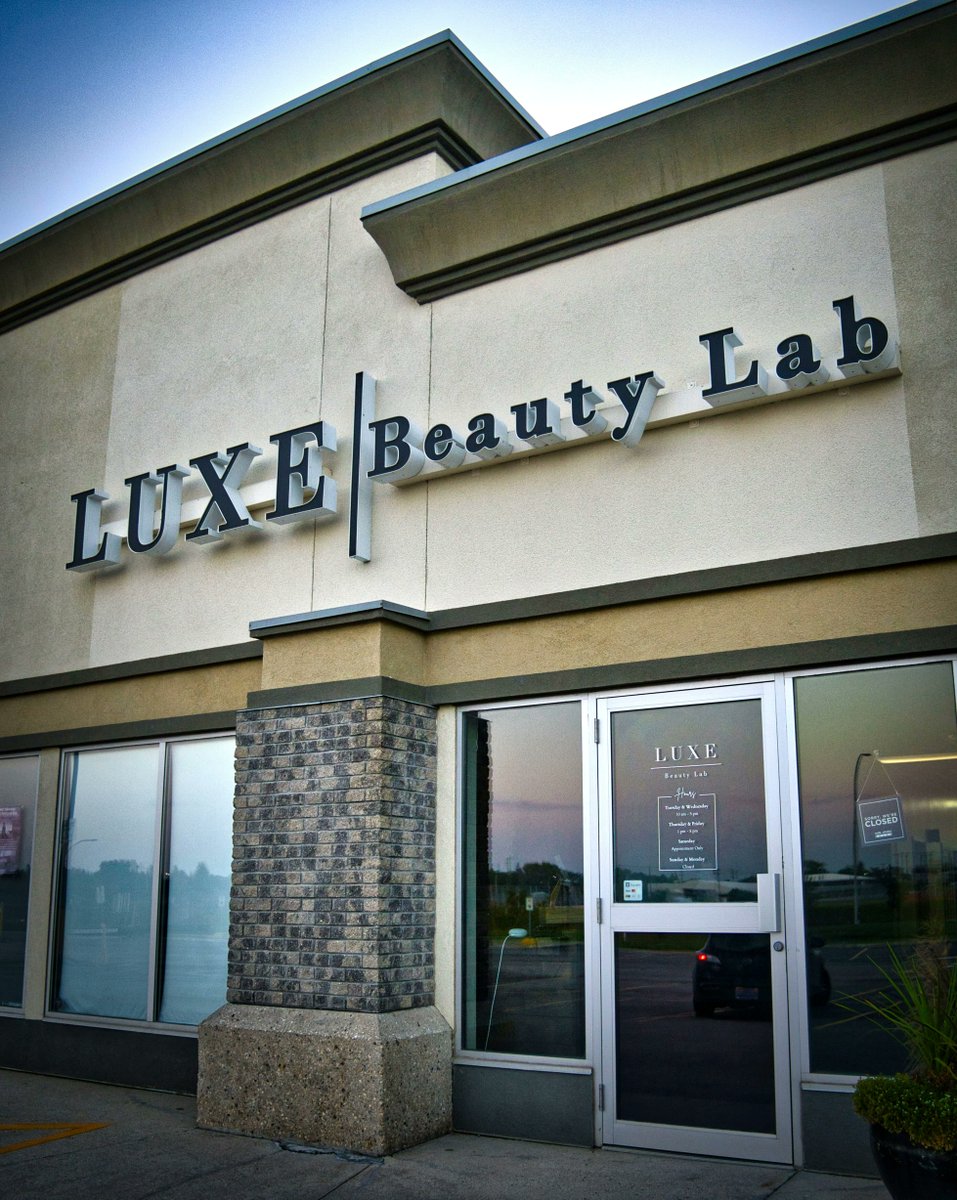 electrasign's tweet photo. LUXE Beauty Lab LED Channel Letters Winnipeg...

#LuxeBeautyLabWinnipeg #ElectraSignLtd #LEDChannelLetters #EyeCatching #Glamorous #Luxurious #Sophisticated #Modern #Salon #Beauty #Winnipeg #Manitoba #Canada #BeautySalon #Spa #Skincare #Haircare #Nailcare #Makeup #Aesthetics https://t.co/nMBuSoPQqa
