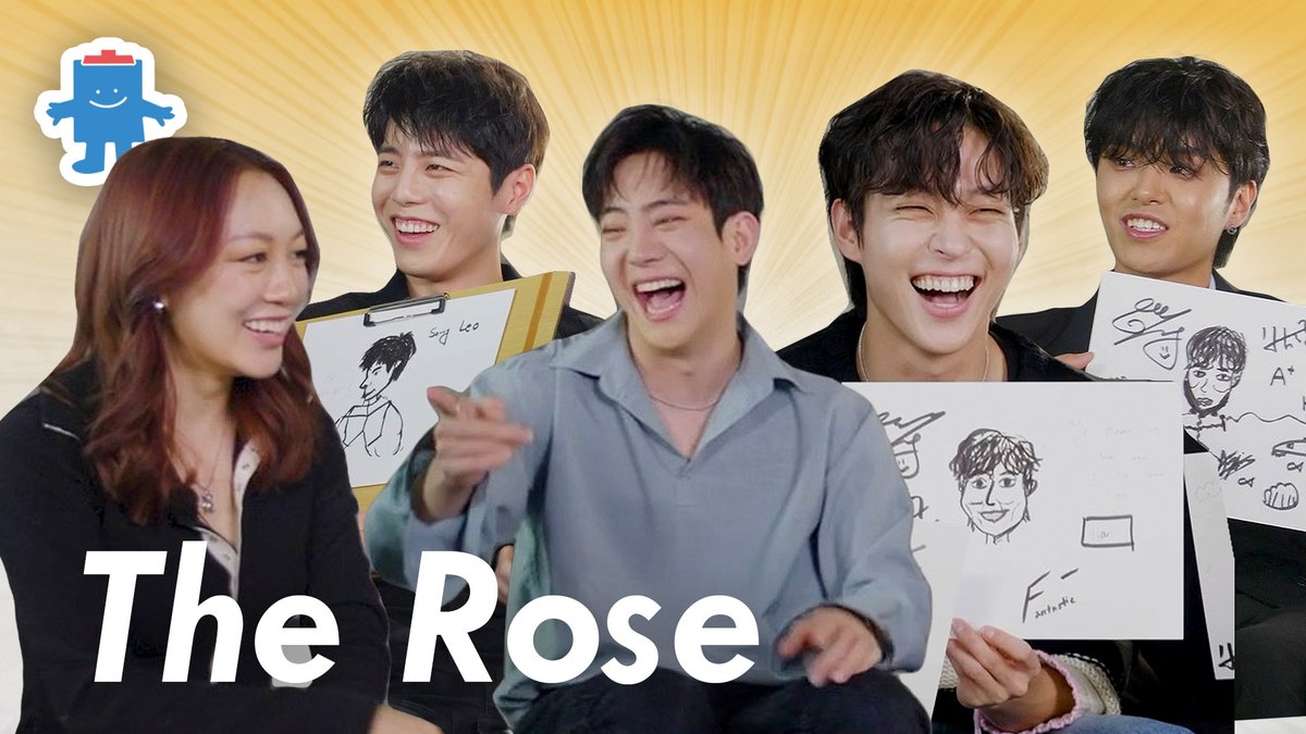 WE'RE BACK! <a href="/TheRose_0803/">더로즈_The Rose</a> joins The Drawing Board &amp; tries to draw portraits of each other!🌹it was so fun! check out the full video:
 #더로즈 #TheRose
youtube.com/watch?v=TmdupG…