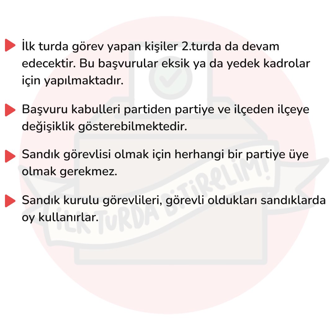 Sandık kurulu görevlisi olmak isteyenler için yeni duyuru!