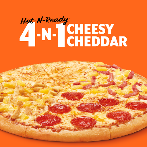 littlecaesarsjm's tweet photo. If just looking at it made your mouth water, just imagine how you’ll feel when you taste it. The new 4-N-1 #CheesyCheddar with a CREAMY #CheddarBase.
Come and get yours, only at Little Caesars.

#LittleCaesarsJa #PizzaPizza https://t.co/bblyqmiAcv