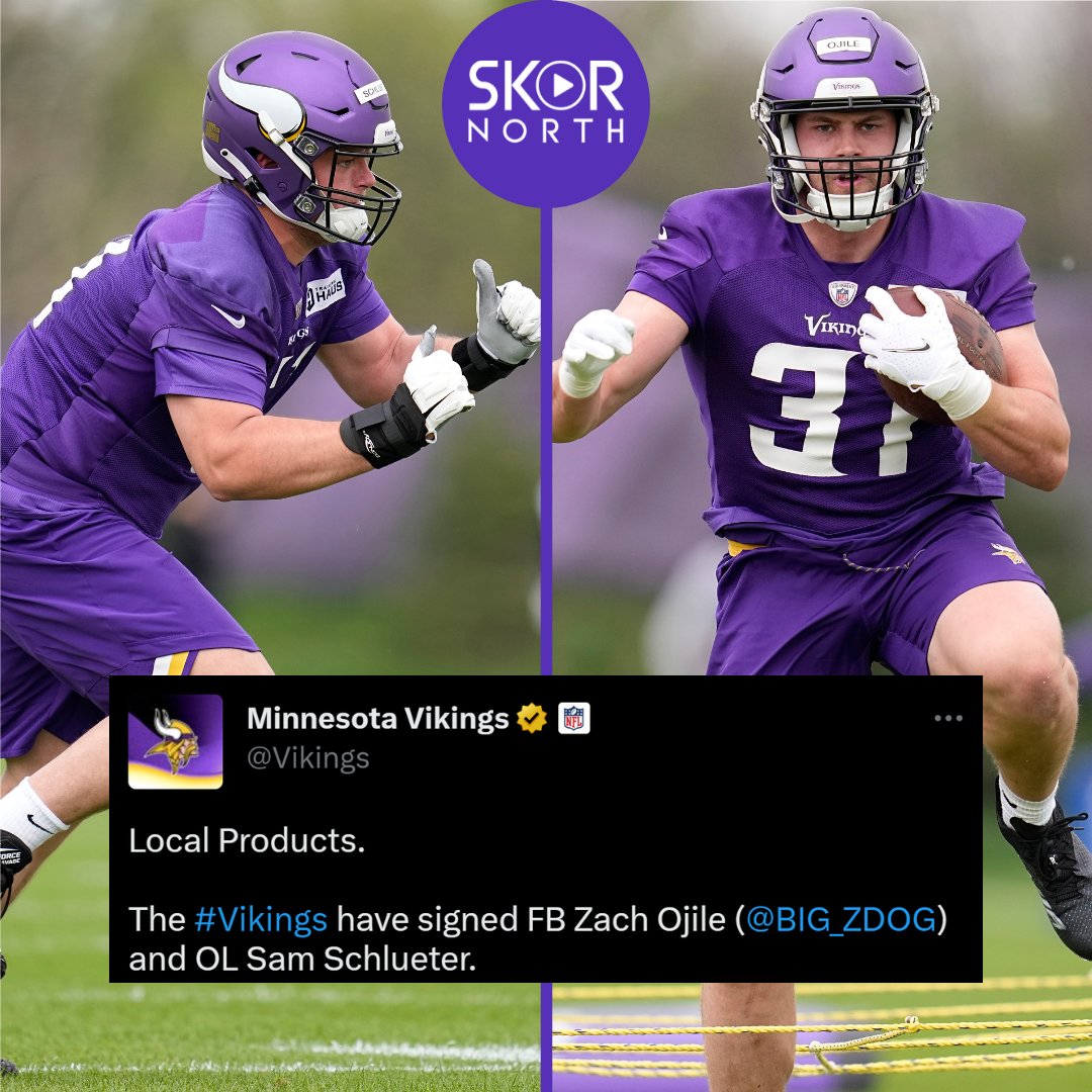 SKOR North on Twitter "LOCAL BOYS The Minnesota Vikings have signed