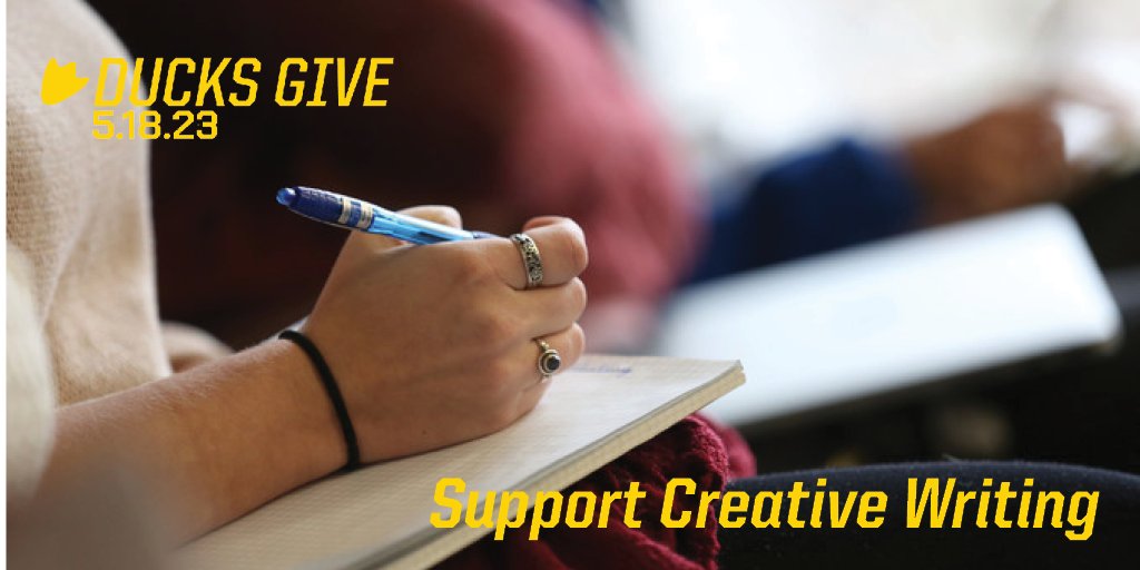 UOregon Creative Writing tweet media