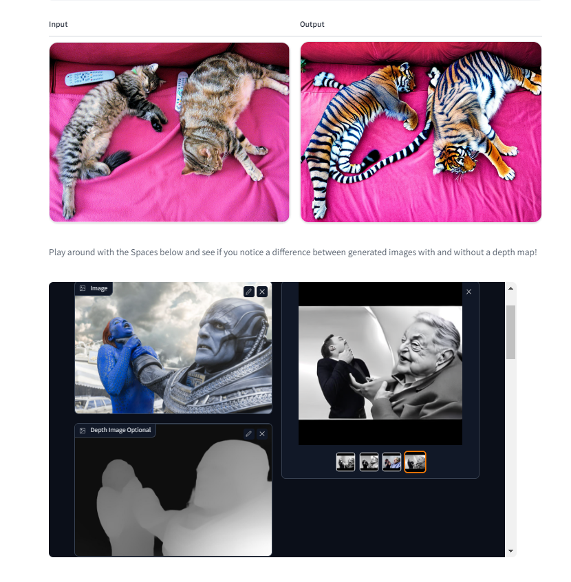 nicknosewicz's tweet image. @elon Getting Choked By @georgesoros Wish I could of gotten this to work... Wishing Midjourney had this #depthmaps #CherryPickingReality #CurveFitting #stablediffusion huggingface.co/docs/diffusers…