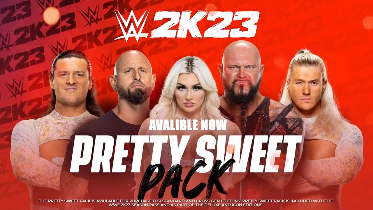 WWE2K23 on Twitter: "It's a Pretty Sweet day to play #WWE2K23! 🍭 Get the Pretty Sweet DLC Pack and play as the OC, Pretty Deadly (@KitWilson_PD &amp; @EltonPrince_PD), &amp; @tiffstrattonwwe now!! https://t.co/MQZ7sHScYp" /