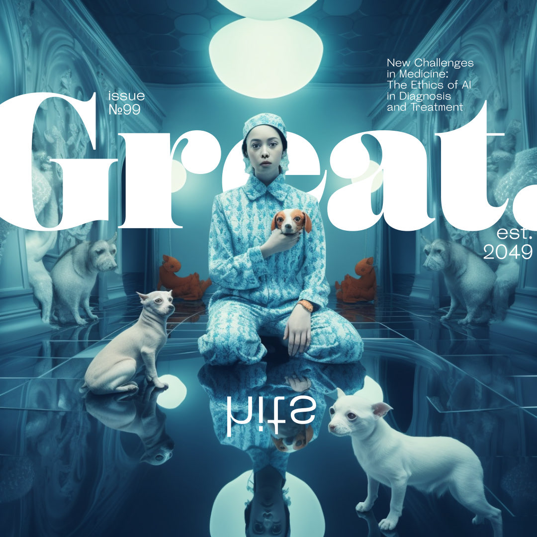 kaboroom's tweet photo. I imagined how the covers of fashion magazines will look in 2049, and what problems will be put in the headlines

#ai #aifashion #aidesign #midjourney #designmidjourney https://t.co/i76VkET1kv
