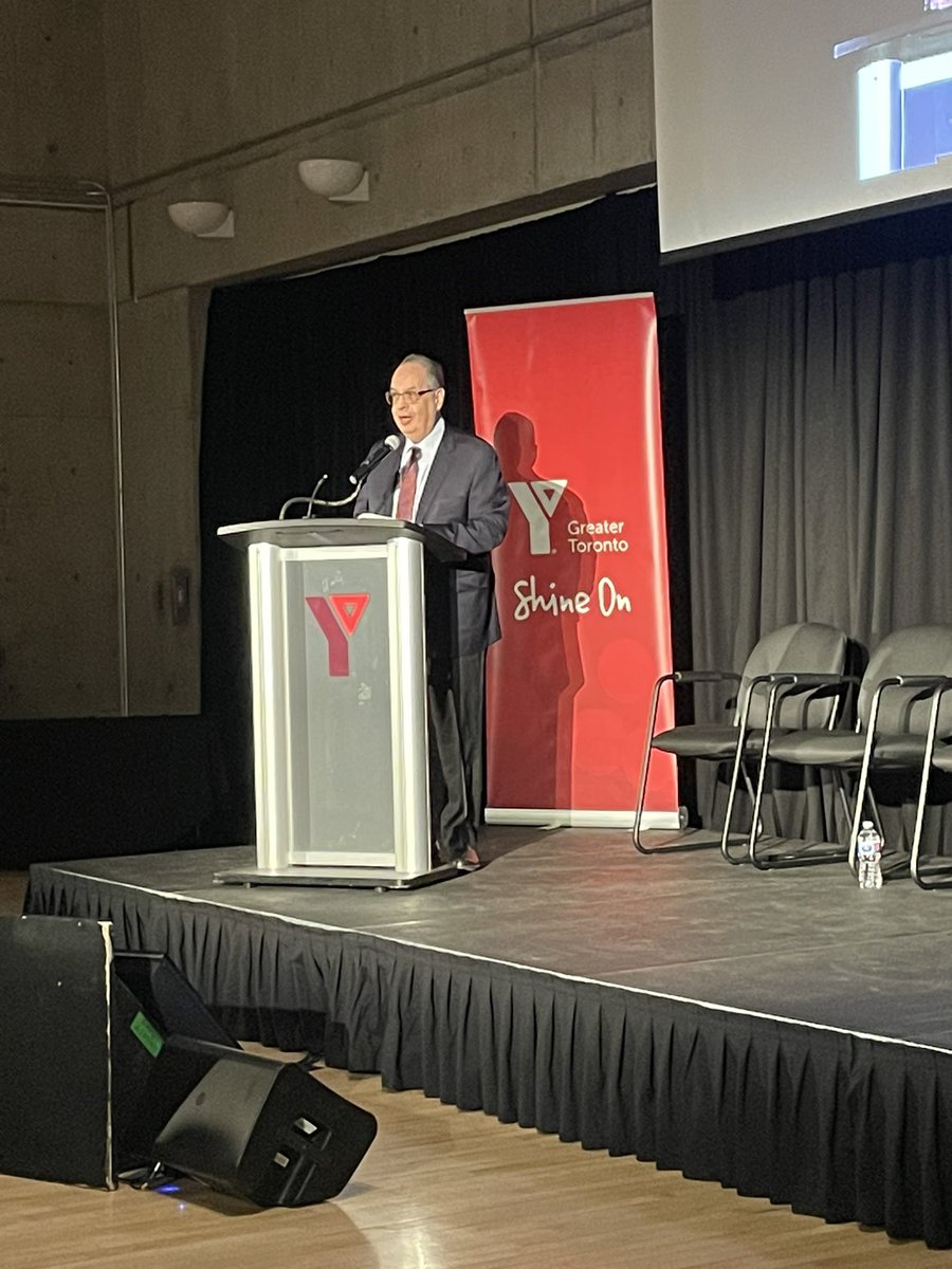 So excited to be at the official launch of YMCA Ignite, a new digital platform to help youth access the YMCA from anywhere across the country, with an initial focus on young people entering the work force. <a href="/YMCAGTA/">YMCA of Greater Toronto</a> #ShineOn