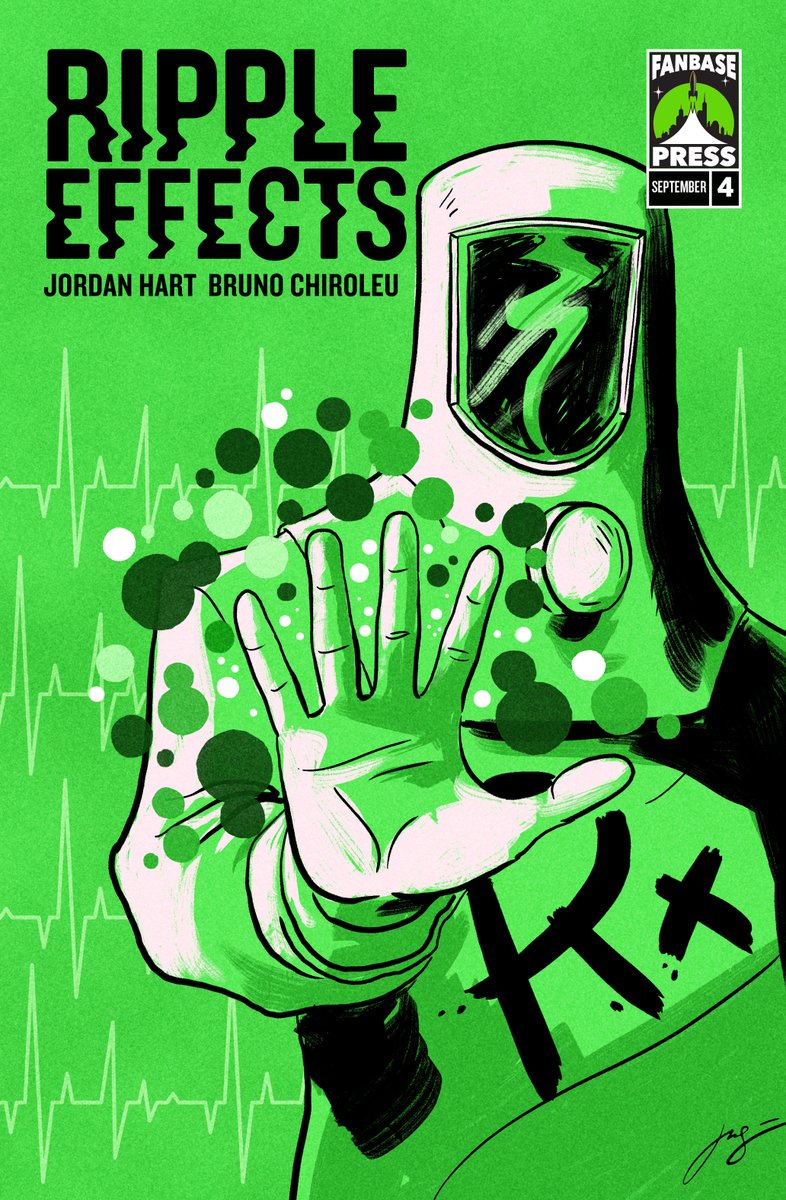 clausstudios's tweet photo. Congrats to @Fanbase_Press and Jordan Hart for their EISNER Nomination for @ripplefxcomic! WHAT AN HONOR. The OSCARS of graphic novels!!! Grateful for the opportunity to illustrate the covers for the series!!! Aw, so pumped. #EisnerNominated #RippleEffects https://t.co/l5RjCkffhI