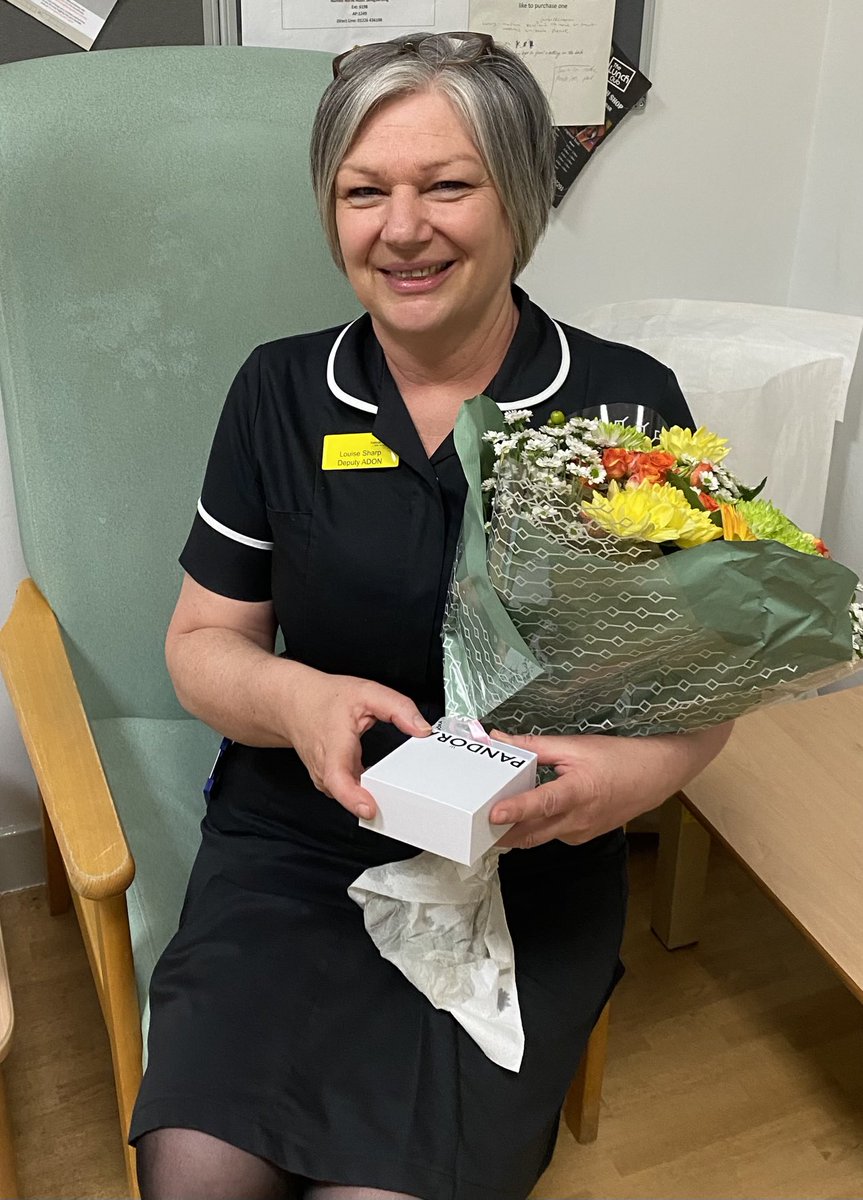 Wanting to wish our Matron of the RCU all the very best in her new Role as Deputy Associate Director of Nursing 👏🥂💕