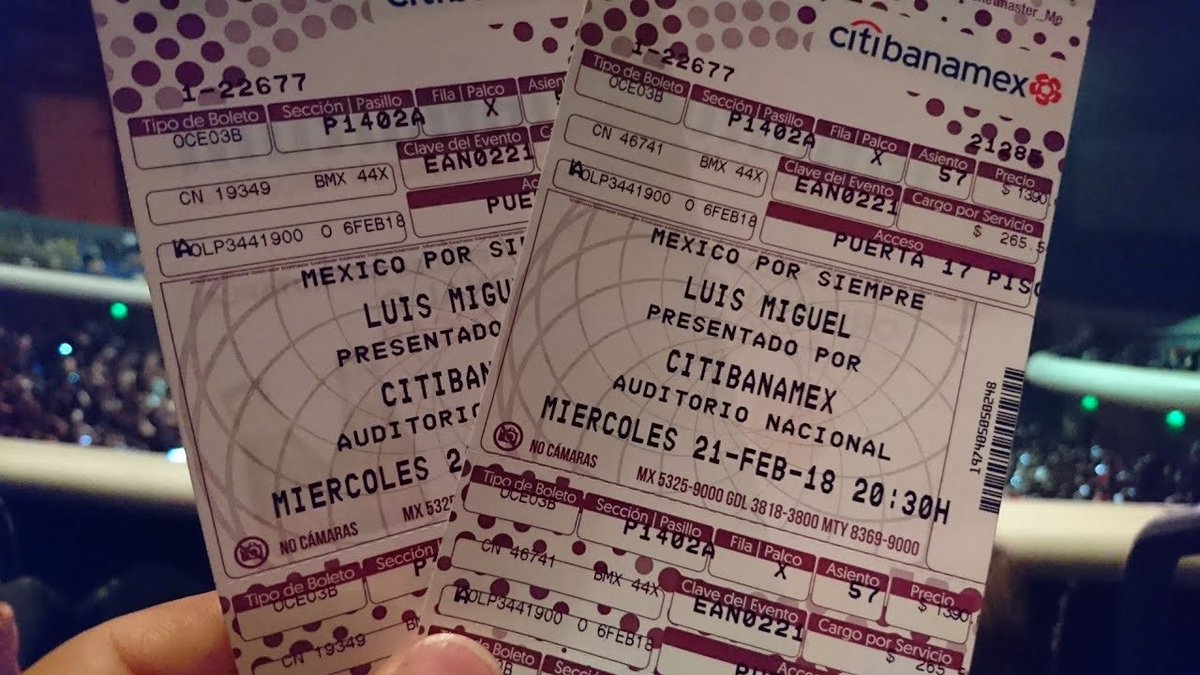 Compre 2 boletos de mas, a quién le interese informes por DM...