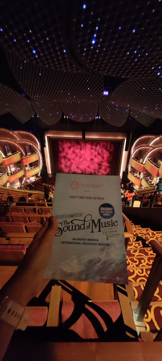 Saw my first musical #thesoundofmusic at #NMACC