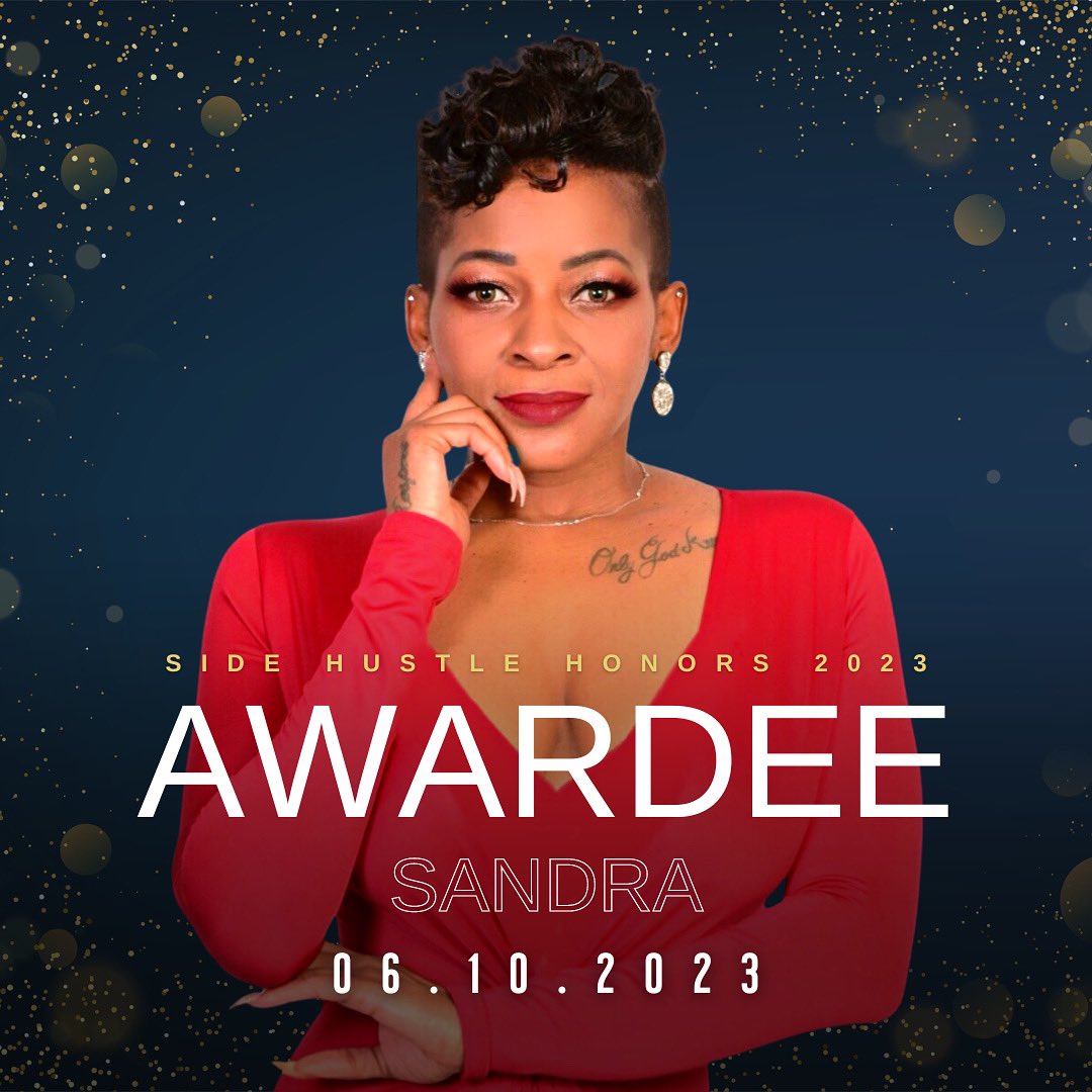 Just1Sandra's tweet photo. Am very Honored and Many Thanks to Side Hustle Honors for this wonderful Recognition ๐ซถ๐ฝ๐ซถ๐ฝ
I am most certainly looking forward to celebrating June 10th. ๐๐ฝ
#excited #multiawardwinner #iworkhard
#humbled #selfvalidation #mindingmyblackbusiness
#j1pr #just1pr https://t.co/fFvpUrtafM