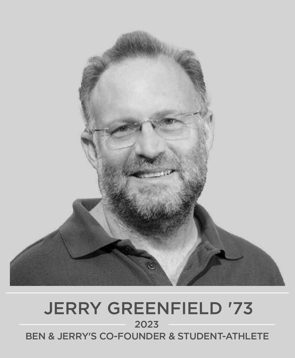 The Heisman Club (@heismanoc) on Twitter photo A VISIONARYโฆ <a href="/yeo_mlax/">Oberlin Men's Lacrosse</a>โs Jerry Greenfield โ73 started as an ice cream scooper in a <a href="/oberlincollege/">Oberlin College</a> cafeteria and ended by co-founding <a href="/benandjerrys/">Ben & Jerry's</a> with childhood friend Ben Cohen. Jerry will be inducted into the HC Hall of Honor on May 20 while celebrating his 50th Reunion. A VISIONARYโฆ <a href="/yeo_mlax/">Oberlin Men's Lacrosse</a>โs Jerry Greenfield โ73 started as an ice cream scooper in a <a href="/oberlincollege/">Oberlin College</a> cafeteria and ended by co-founding <a href="/benandjerrys/">Ben & Jerry's</a> with childhood friend Ben Cohen. Jerry will be inducted into the HC Hall of Honor on May 20 while celebrating his 50th Reunion.