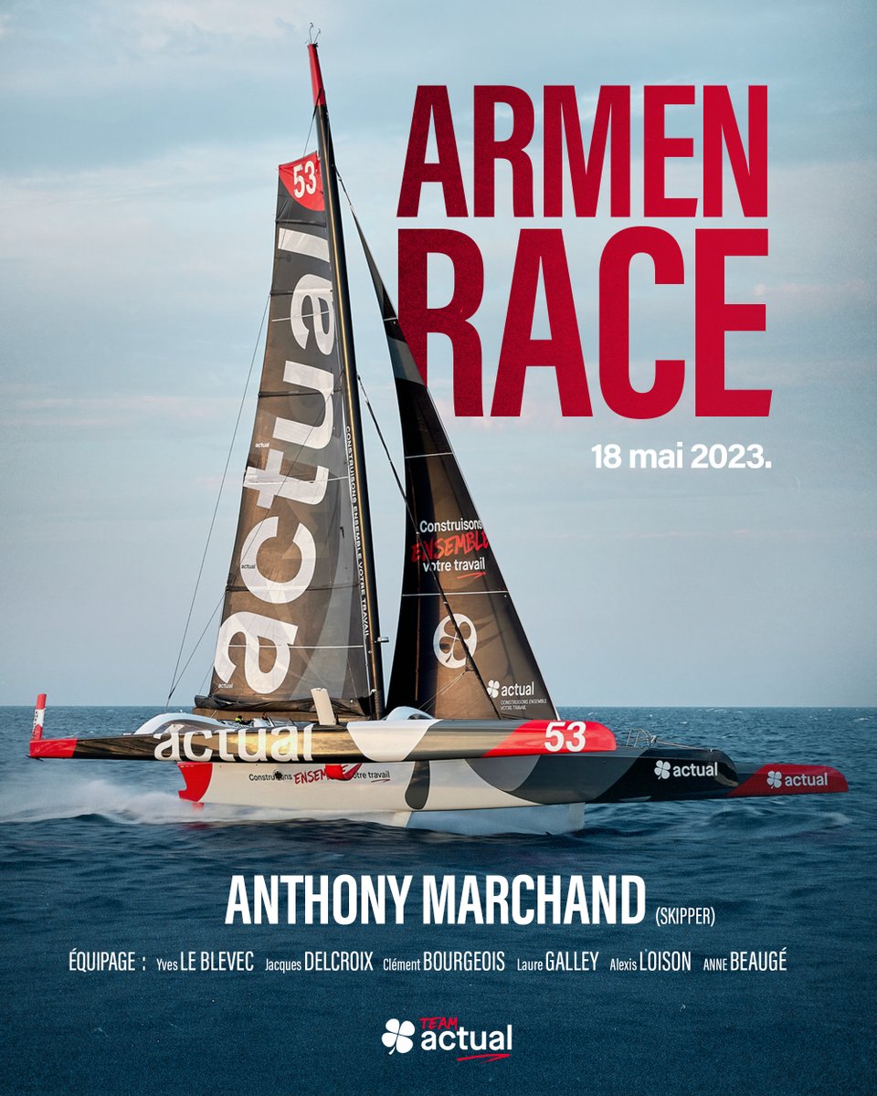 Team Actual (@team_actual_) on Twitter photo 1ère course de l'année pour <a href="/_AnthoMarchand/">Anthony Marchand</a> sur Actual Ultim 3 à l'occasion de l'<a href="/ArMenRace/">ArMen Race</a> . 🔴⚫️🏁
👉 On vous donne rendez-vous 𝗱𝗲𝗺𝗮𝗶𝗻 𝗮̀ 𝟭𝟰𝗵 sur le môle Caradec pour le départ ponton ! 📷
<a href="/GroupeACTUAL/">Actual group</a> | #FaireEquipeEnsemble | #TeamActual 1ère course de l'année pour <a href="/_AnthoMarchand/">Anthony Marchand</a> sur Actual Ultim 3 à l'occasion de l'<a href="/ArMenRace/">ArMen Race</a> . 🔴⚫️🏁
👉 On vous donne rendez-vous 𝗱𝗲𝗺𝗮𝗶𝗻 𝗮̀ 𝟭𝟰𝗵 sur le môle Caradec pour le départ ponton ! 📷
<a href="/GroupeACTUAL/">Actual group</a> | #FaireEquipeEnsemble | #TeamActual