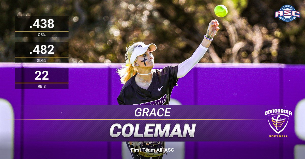 CTXAthletics's tweet photo. Softball tabs three to the All-ASC Teams! 

Emily Schmuck &amp; Grace Coleman were deemed to the First Team, while Cristina Ayala earned Second Team honors! #TornadoNation🌪️ 

📰 https://t.co/phsEjB8JHR https://t.co/uxbDD2VTFB