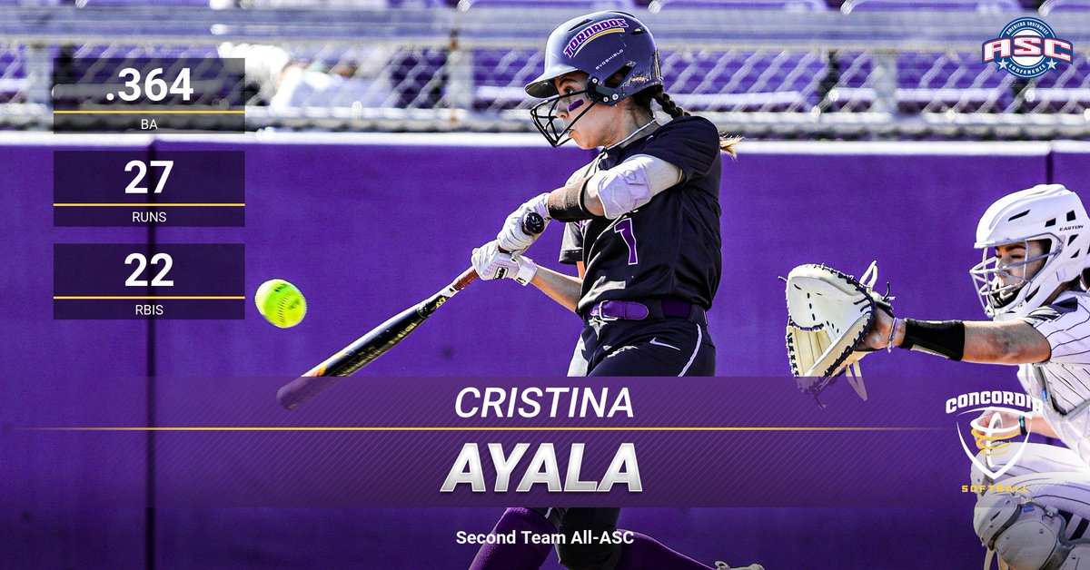 CTXAthletics's tweet photo. Softball tabs three to the All-ASC Teams! 

Emily Schmuck &amp; Grace Coleman were deemed to the First Team, while Cristina Ayala earned Second Team honors! #TornadoNation🌪️ 

📰 https://t.co/phsEjB8JHR https://t.co/uxbDD2VTFB