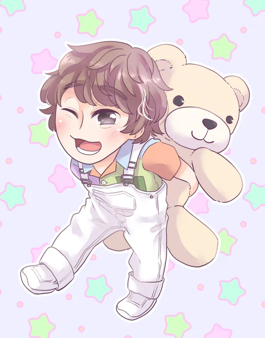 平川さんと王ジャンに関わる全ての方にありがとうの脊髄反射お絵描きです