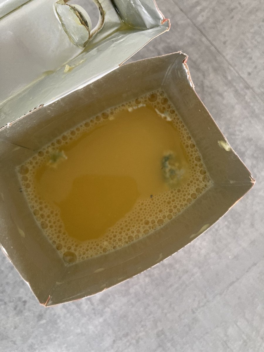 GarethHJenkins's tweet photo. @TescoPonty3063 you might want to check your products as your Orange Juice dated Nov 23 was less than satisfactory 🤢 https://t.co/bmBD15tvbx