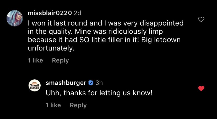smashburger literally wins the idgaf war