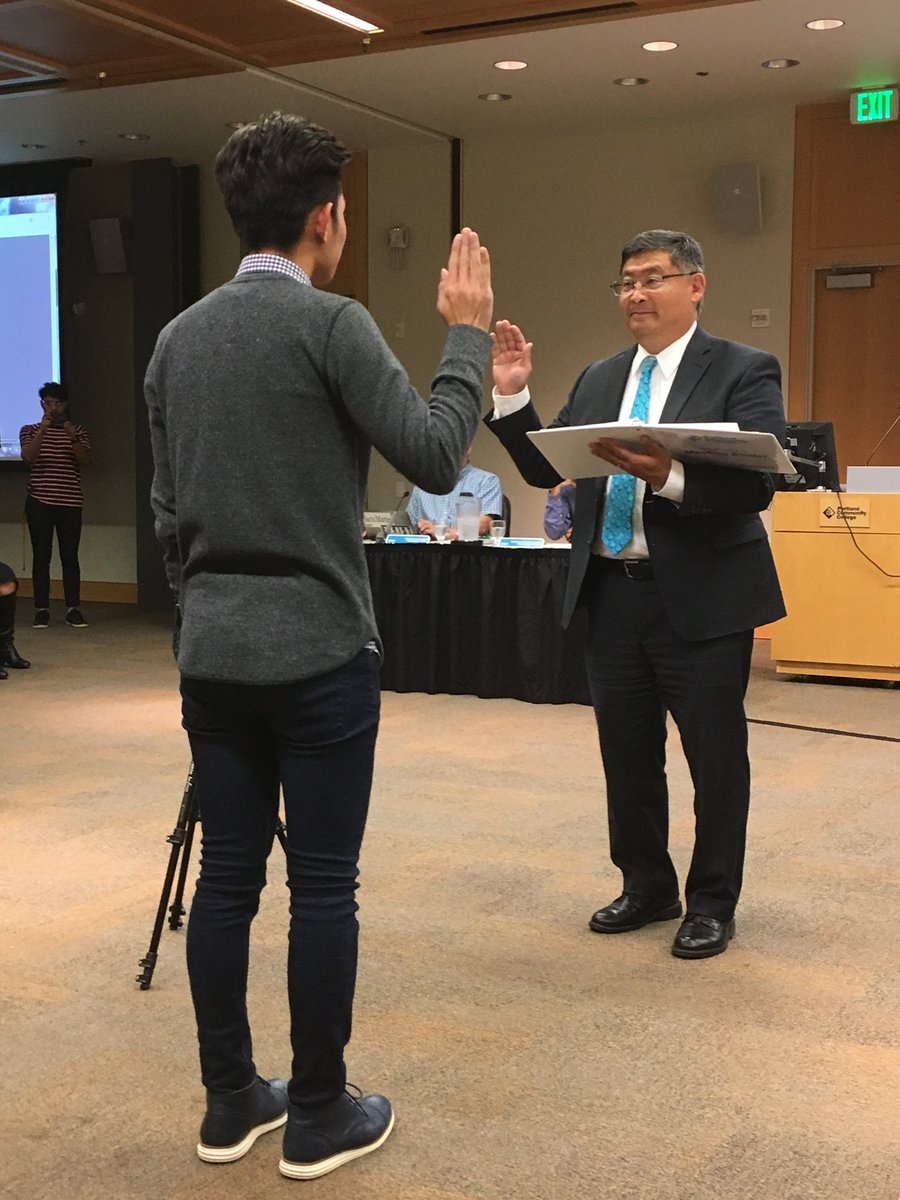 In 2017, I was sworn in as the first Asian, first immigrant, and first student of color to serve as a Student Trustee on <a href="/PortlandCC/">Portland Community College</a> Board.

I became a U.S. citizen in Nov 2021.

Last night, voters elected me to a four-year term on the board as an elected voting board member 💪🏼