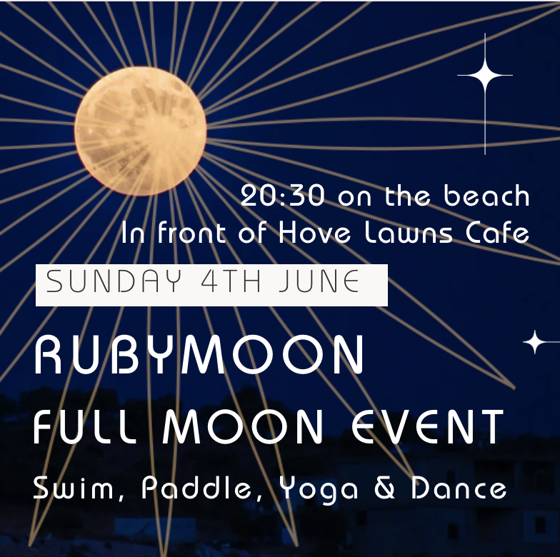RubyMoonSwim's tweet photo. Shout out! Full Moon Event: we are planning something super different! Look out for more info! #fullmoonmadness #fullmoonevent #brightonandhove #hoveevents #hoveactually #hoveseafront #fullmoonhove #JuneMoon #fullmooninjune #fullmoonritual #fullmoonswim #moonswimmers https://t.co/Lj2J1HT4Hk