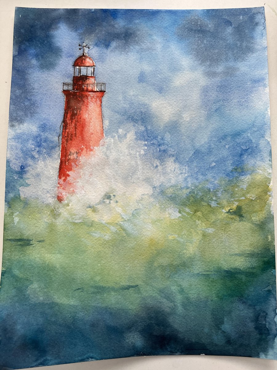 I'm pretty proud of this week's Mother-Daughter Watercolor Class!