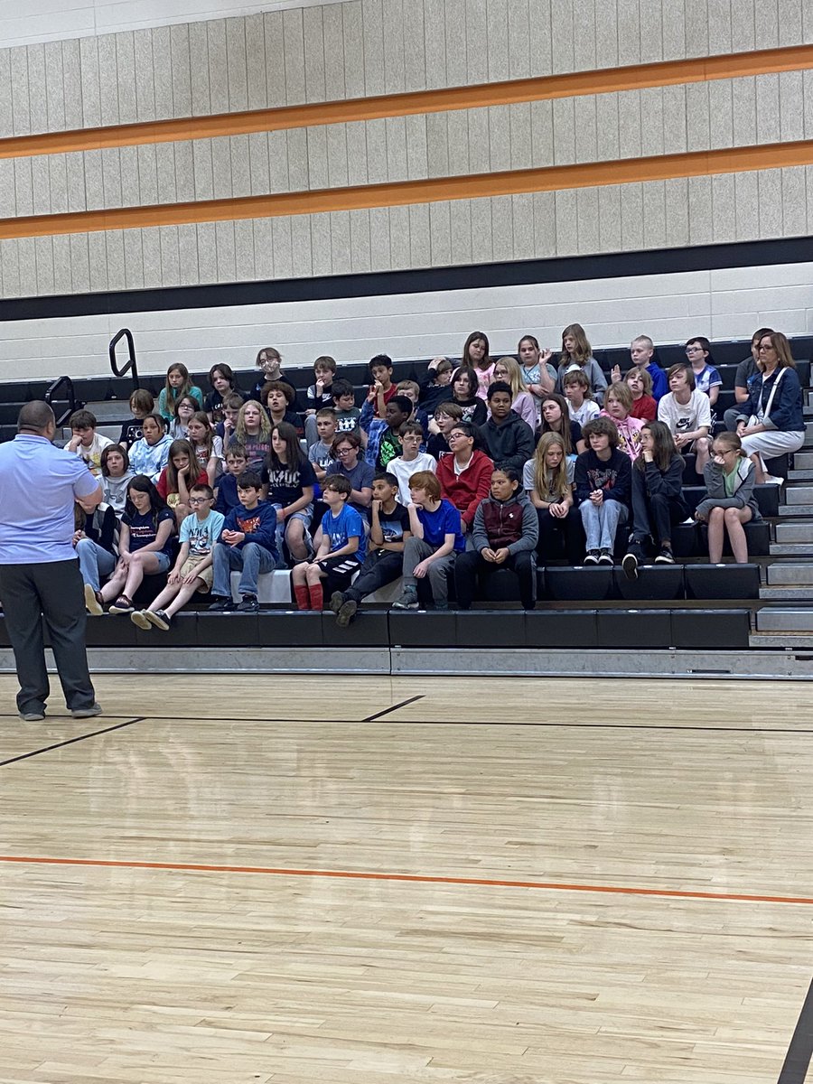 Busy day at Wilson… 5th graders visiting today in preparation for the upcoming school year!