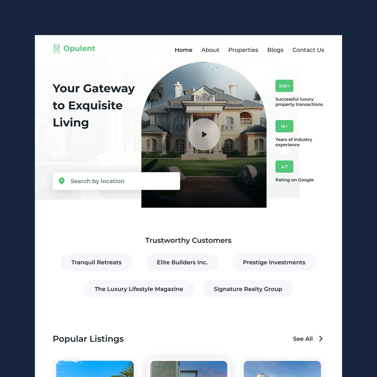 criven_studio's tweet photo. Revamp your real estate experience with our stunning website redesign! 🏠✨ Seamlessly navigate luxury properties, explore informative listings, and indulge in a visually captivating interface. Elevate your real estate journey today! 

#RealEstateRedesign #WebDesign #UIUXDesign https://t.co/UKT7UXKMCf