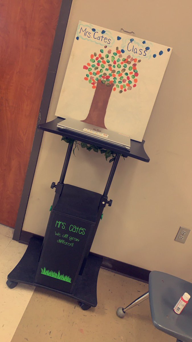 My tree is slowly growing 🌳 Another successful year in the books! @MagnoliaISD @MISDSpecService *Also huge thank you to @ParkwayBulldogs PTO for the mobile desk!