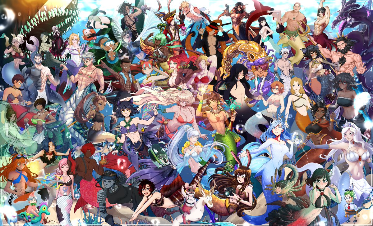 TheEverArtists's tweet photo. Textless version for all your wallpaper needs!
#RWBYMerMay https://t.co/U3uOSQgZos
