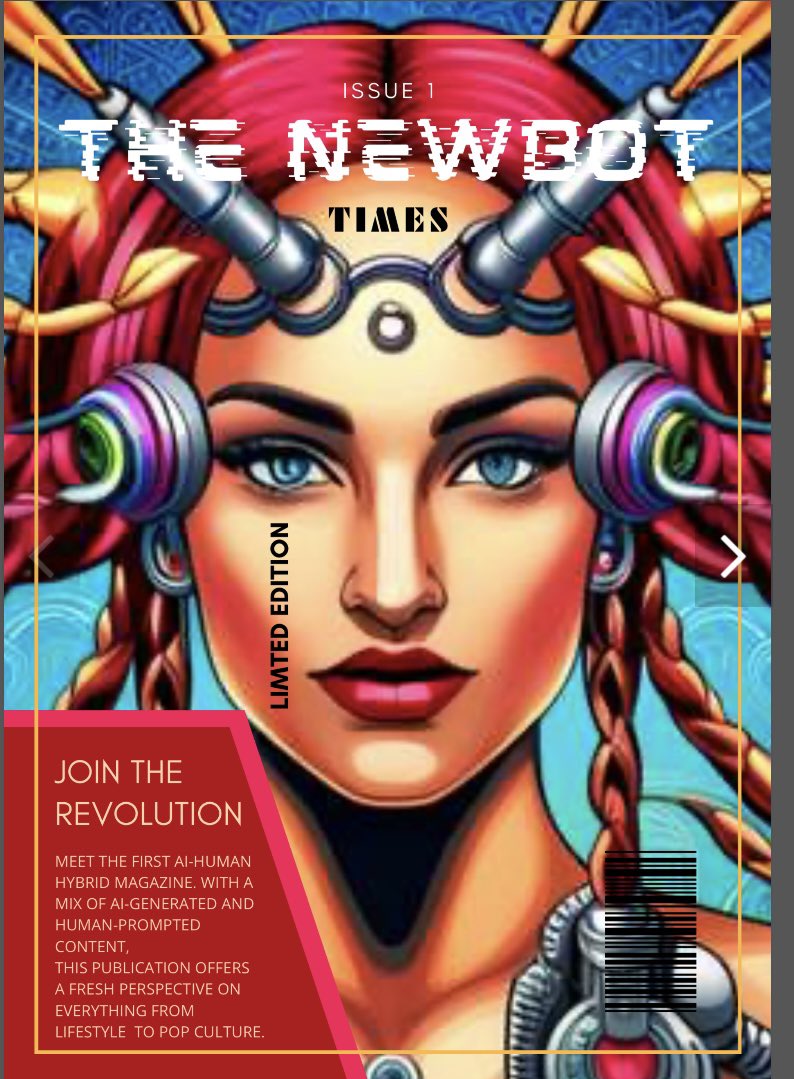 The Newbot Times Magazine. It's the first AI-Human Hybrid publication that merges the power of AI and human creativity.
thenewbottimes.com

#artificalintelligence #artechnology