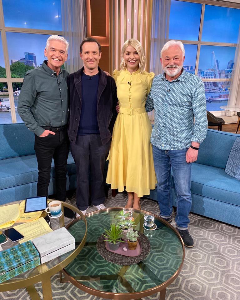 TimDownie1's tweet photo. Brilliant time on @thismorning with Holly &amp; Phil with the beauty @fentonstevens talking all things #Hapless series 2 (with a bit of #Outlander thrown in for good measure). Thanks for having us! Out now on @primevideouk &amp; @viaplay! 
Catch the interview here https://t.co/bNBwxmmFf9 https://t.co/Wk0iiHMDtw