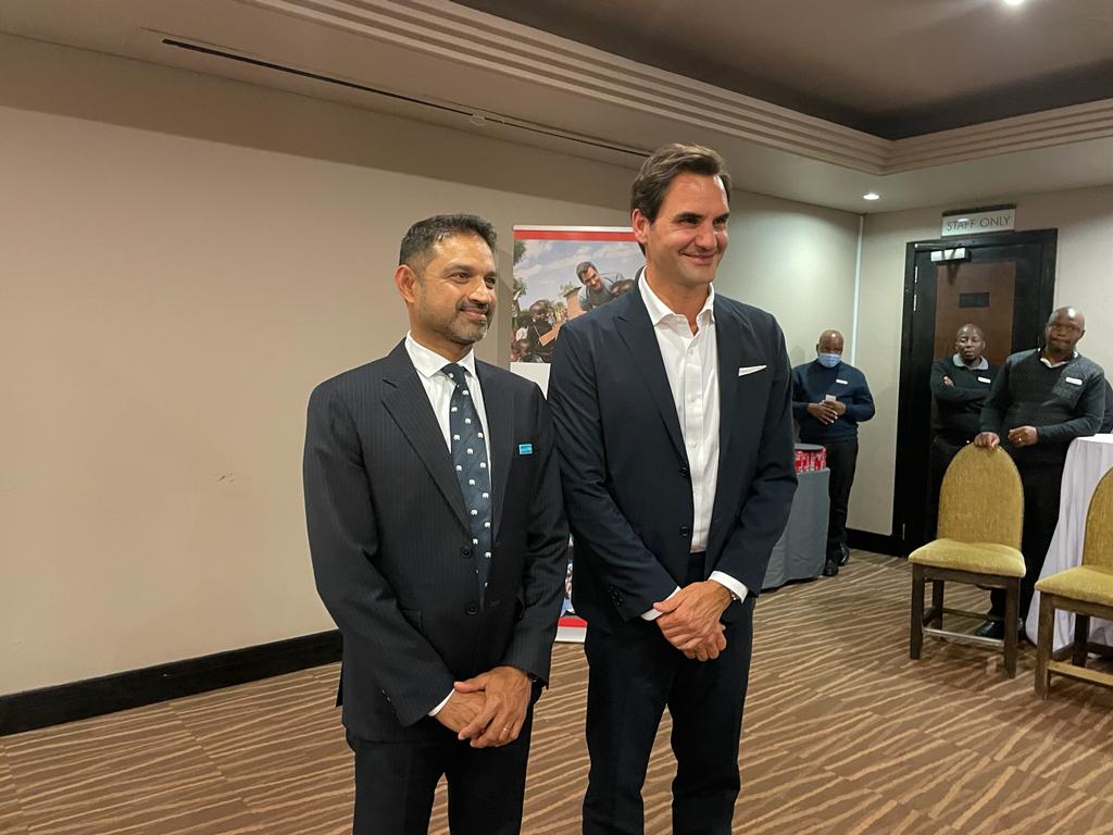 DeepakBhas's tweet photo. I am grateful to Roger Federer @rogerfederer and his Foundation @rogerfedrerfdn  for their crucial support in Early Childhood Education in Lesotho. @UnicefLesotho, we recognize the importance of inclusive quality early childhood care and education, for a child’s future success https://t.co/FqcENFGfRB
