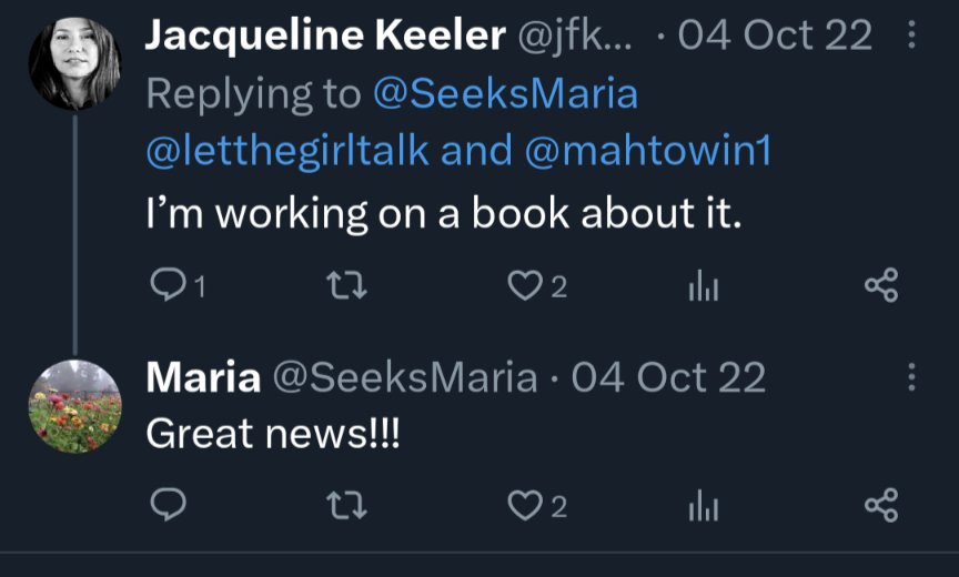 Supposedly Jackie and her ilk aren't Pretendian hunting for money.

I can't wait to see the 'I'm Altruistic This Wasn't About Money At All I Love Sovereignty Scholarship Fund For People Jackie Keeler Allows To Be Native' that will come of the book on Pretendians she's writing.