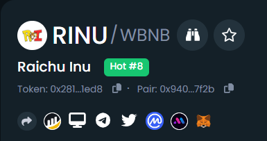 ⚡️Push with all your might guys⚡️
✅Dextools Hot #8

#MEXC #MEXCGlobal #binance #BSCGemAlert #BSCNews #100xgem #pancakeswap